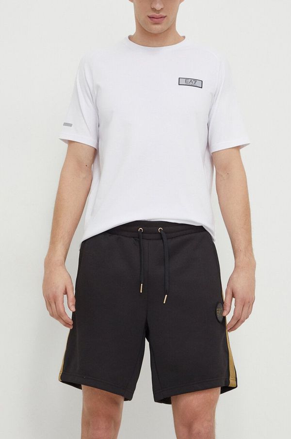 EA7 Emporio Armani Kratke hlače EA7 Emporio Armani za muškarce, boja: crna