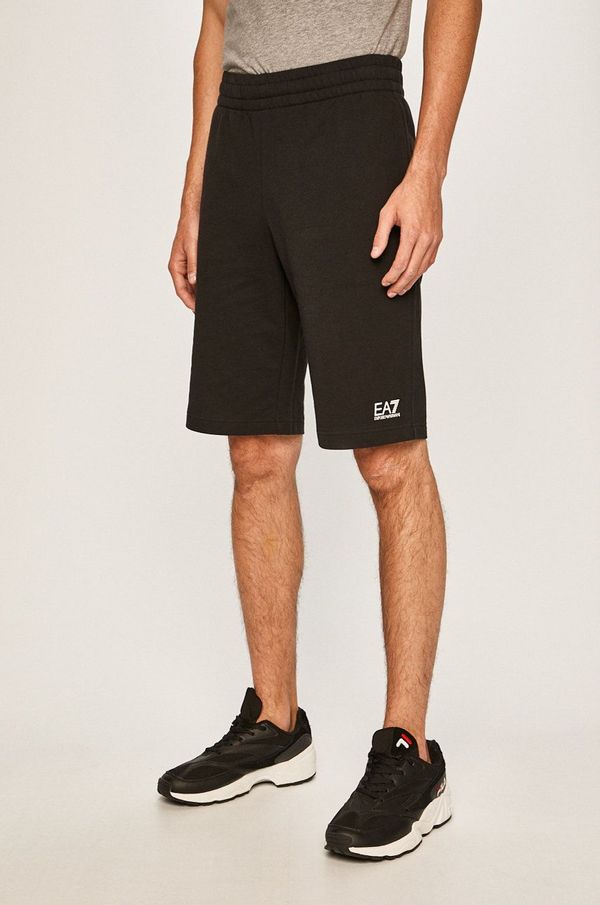 EA7 Emporio Armani Kratke hlače EA7 Emporio Armani za muškarce, boja: crna