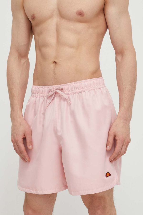Ellesse Kratke hlače Ellesse za muškarce, boja: ružičasta