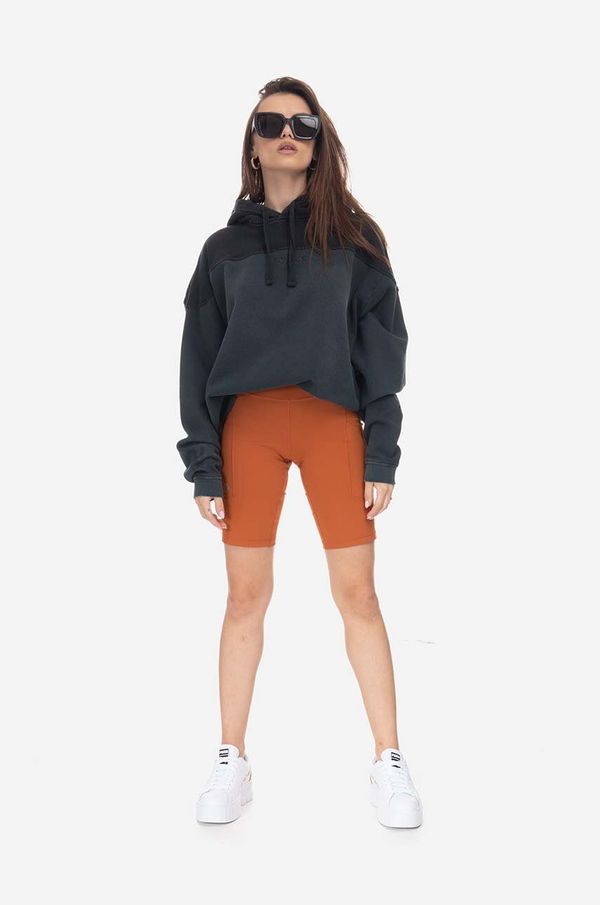 Fjallraven Kratke hlače Fjallraven Abisko za žene, boja: narančasta, bez uzorka, visoki struk, F87138.243-243