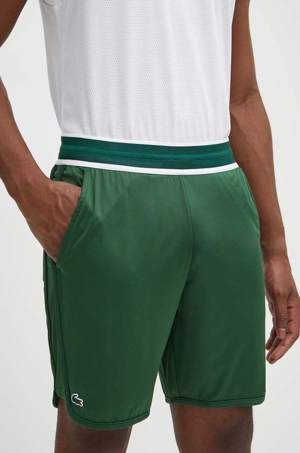 Lacoste Kratke hlače Lacoste za muškarce, boja: zelena