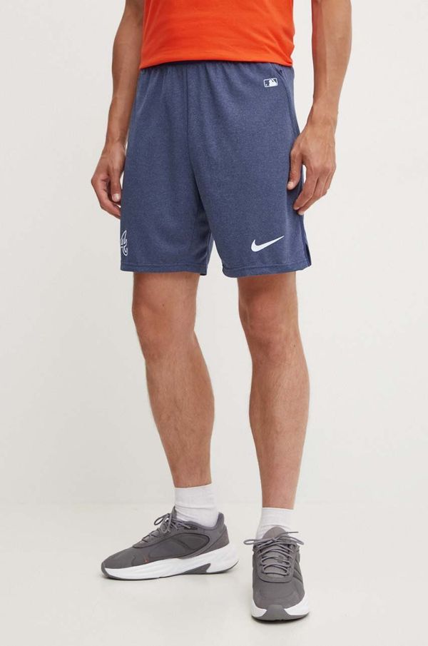 Nike Kratke hlače Nike Atlanta Braves za muškarce, boja: tamno plava
