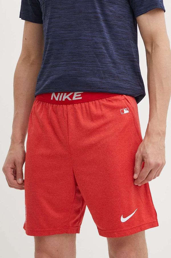 Nike Kratke hlače Nike Boston Red Sox za muškarce, boja: crvena