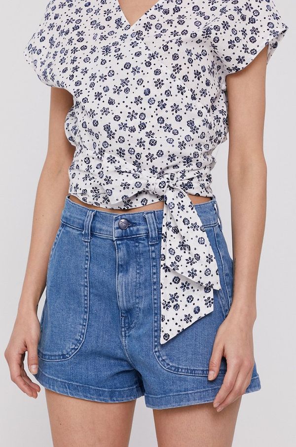Pepe Jeans Kratke hlače Pepe Jeans ADELINE za žene, boja: plava