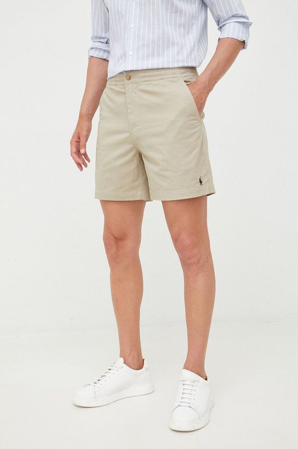 Polo Ralph Lauren Kratke hlače Polo Ralph Lauren za muškarce, boja: bež, 710644995024
