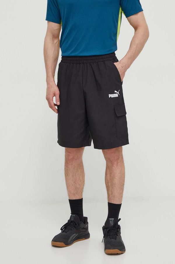 Puma Kratke hlače Puma za muškarce, boja: crna, 679731