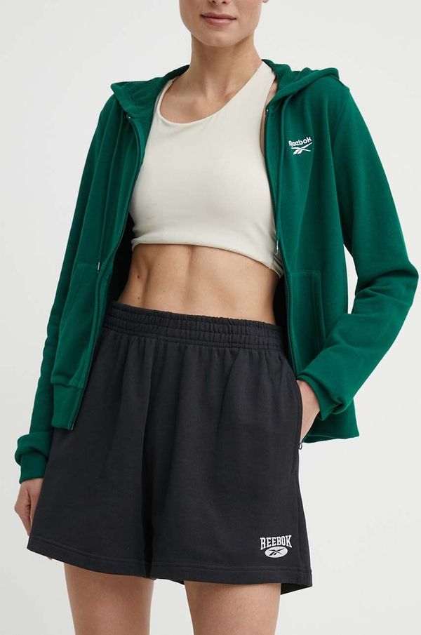 Reebok Classic Kratke hlače Reebok Classic Archive Essentials za žene, boja: crna, bez uzorka, visoki struk, 100075518