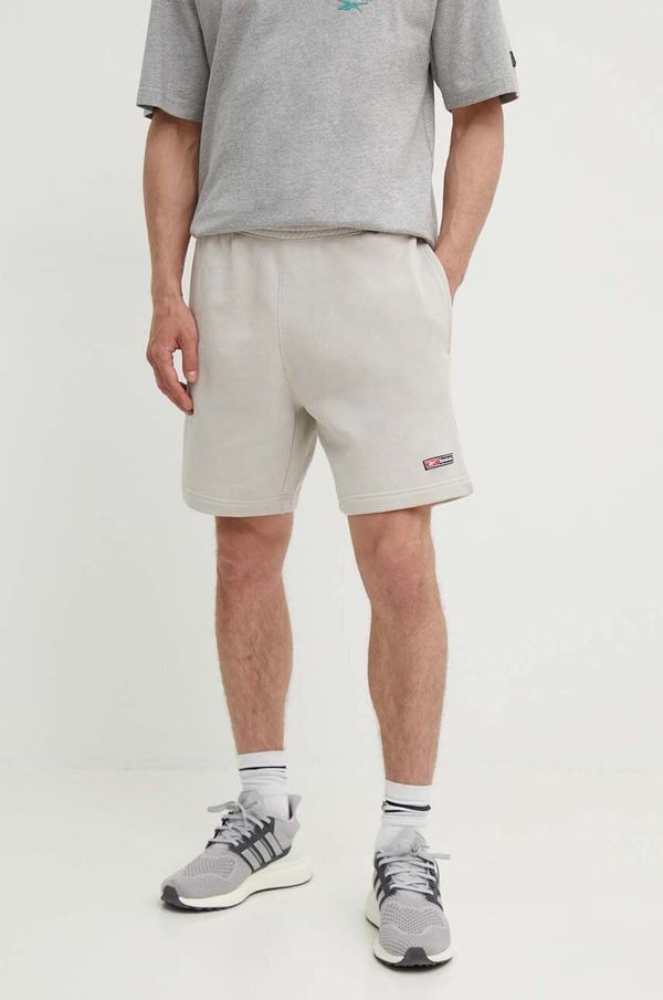 Reebok Kratke hlače Reebok za muškarce, boja: bež, 100076373