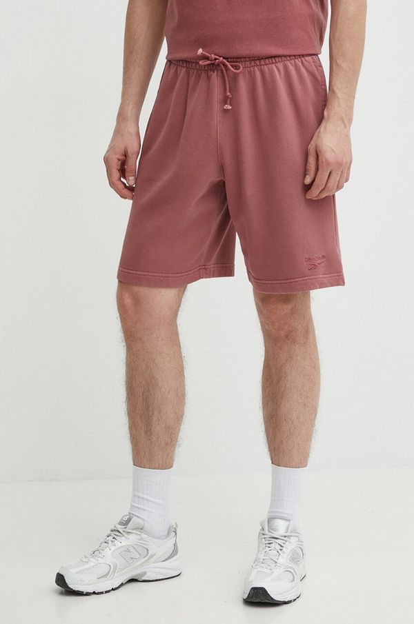 Reebok Kratke hlače Reebok za muškarce, boja: bordo, 100076347