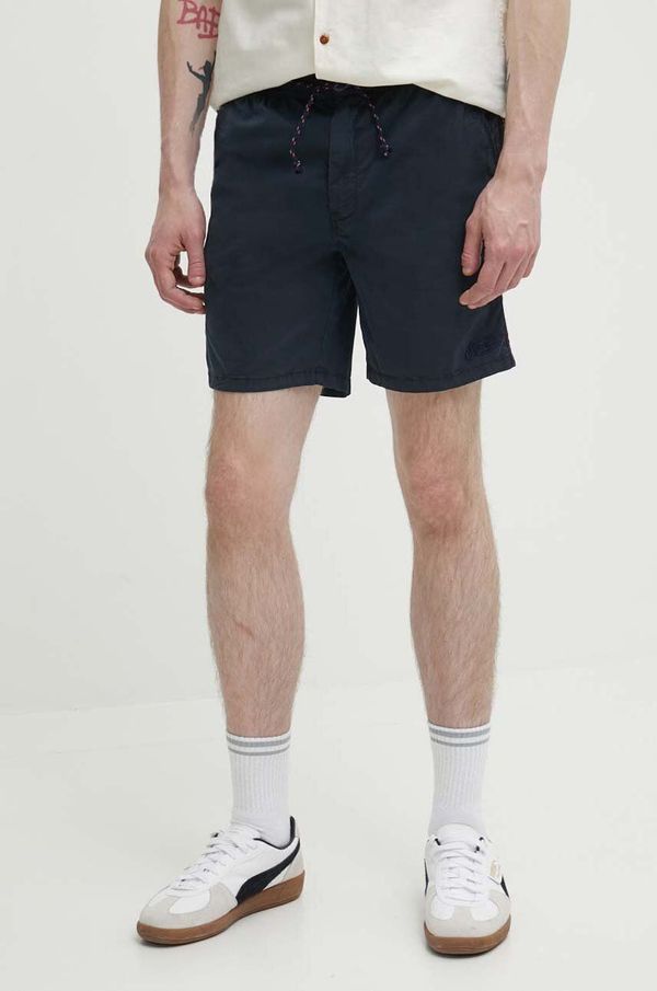 Superdry Kratke hlače Superdry za muškarce, boja: tamno plava