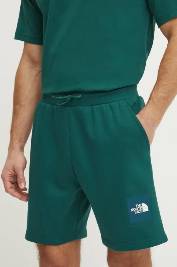 The North Face Kratke hlače The North Face Nuptse Regular za muškarce, boja: zelena, NF0A8C1JA1B1