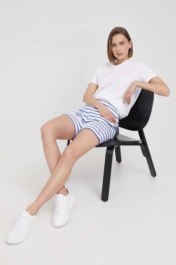 Tommy Hilfiger Kratke hlače Tommy Hilfiger za žene, s uzorkom, visoki struk
