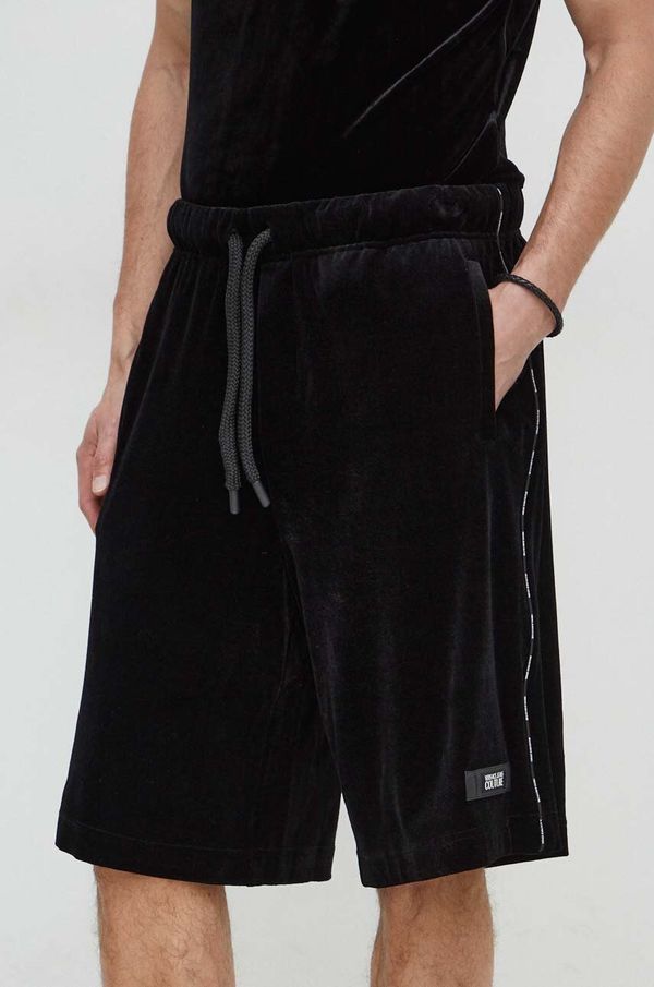 Versace Jeans Couture Kratke hlače Versace Jeans Couture za muškarce, boja: crna