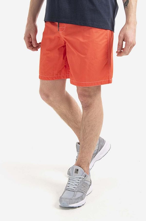 A.P.C. Kratke hlače za kupanje A.P.C. Short Louis za muškarce, glatki materijal, PAADJ.H10165-BLACK