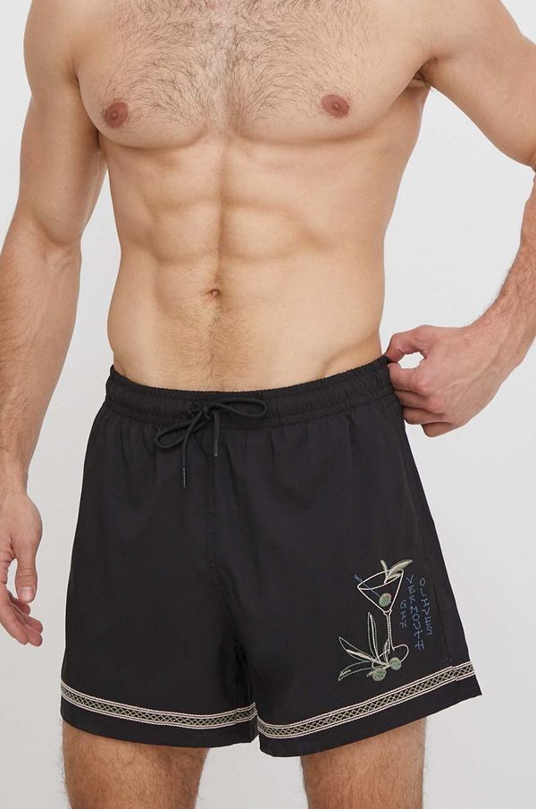 Abercrombie & Fitch Kratke hlače za kupanje Abercrombie & Fitch boja: crna