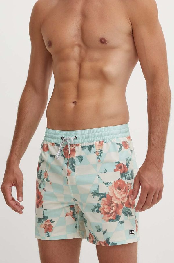 Billabong Kratke hlače za kupanje Billabong GOOD TIMES boja: tirkizna, ABYJV00135