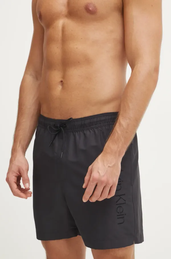 Calvin Klein Kratke hlače za kupanje Calvin Klein boja: crna, KM0KM01166