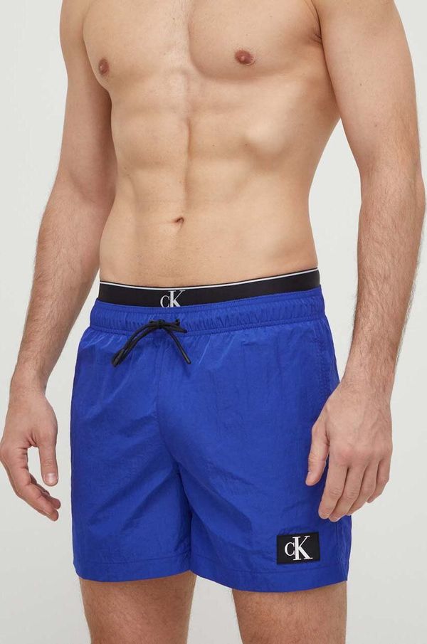 Calvin Klein Kratke hlače za kupanje Calvin Klein boja: tamno plava