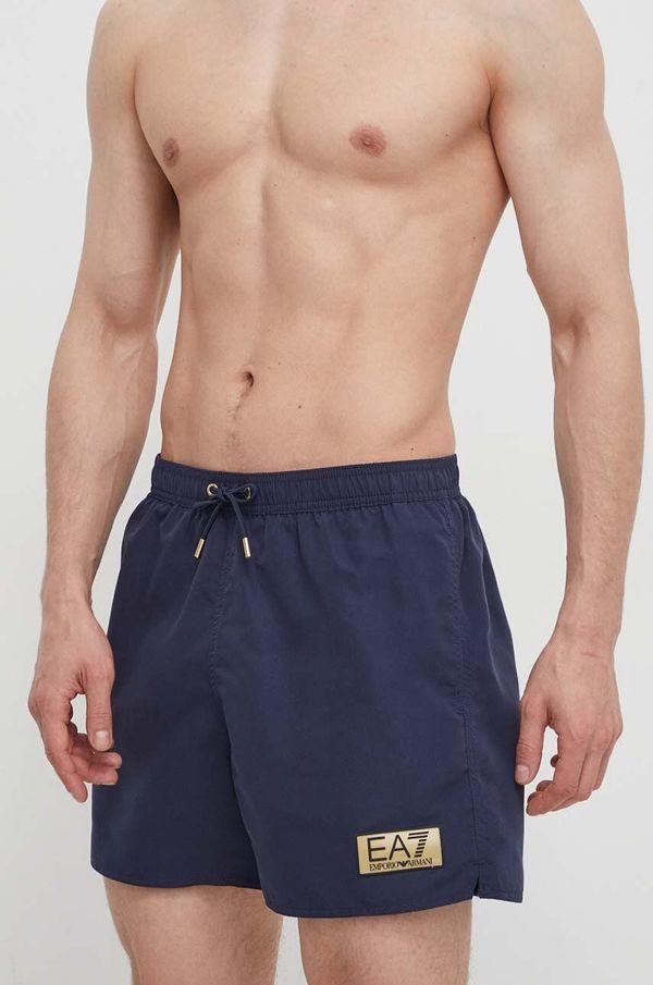 EA7 Emporio Armani Kratke hlače za kupanje EA7 Emporio Armani boja: tamno plava