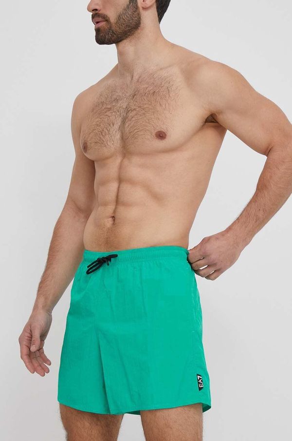 EA7 Emporio Armani Kratke hlače za kupanje EA7 Emporio Armani boja: zelena