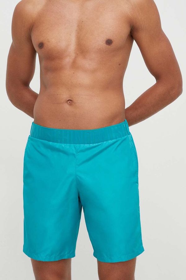 Moschino Underwear Kratke hlače za kupanje Moschino Underwear boja: tirkizna