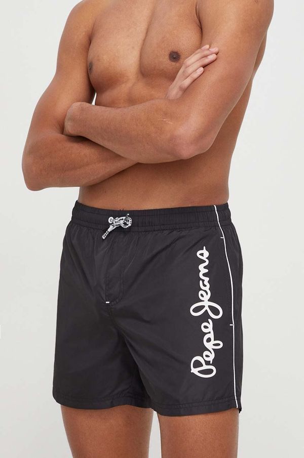 Pepe Jeans Kratke hlače za kupanje Pepe Jeans boja: crna