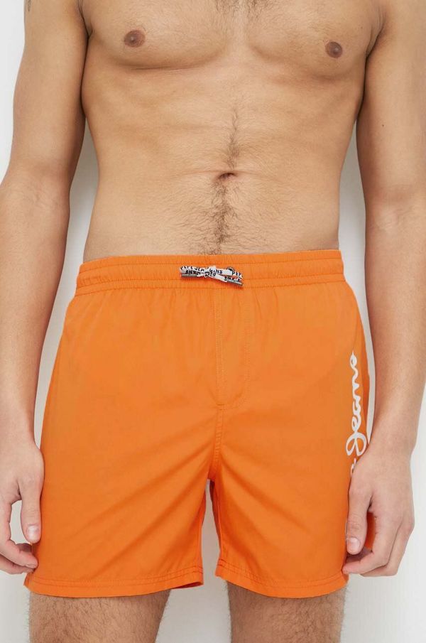 Pepe Jeans Kratke hlače za kupanje Pepe Jeans Finnick boja: narančasta