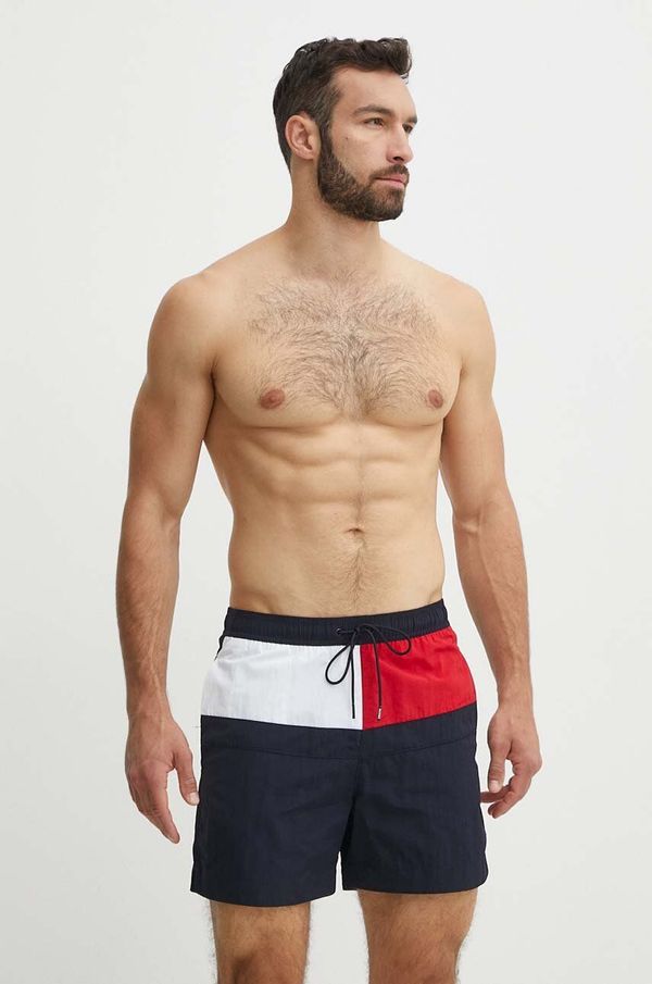 Tommy Hilfiger Kratke hlače za kupanje Tommy Hilfiger boja: tamno plava, UM0UM03259