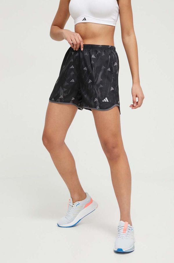adidas Performance Kratke hlače za trčanje adidas Performance Run It boja: crna, s uzorkom, visoki struk