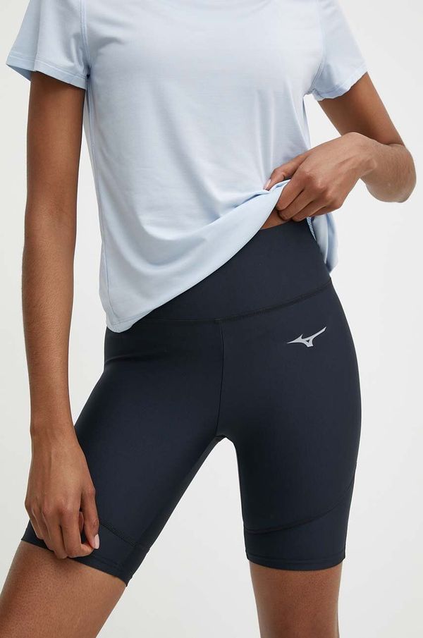Mizuno Kratke hlače za trčanje Mizuno Impulse Core boja: crna, s uzorkom, visoki struk, J2GBB206