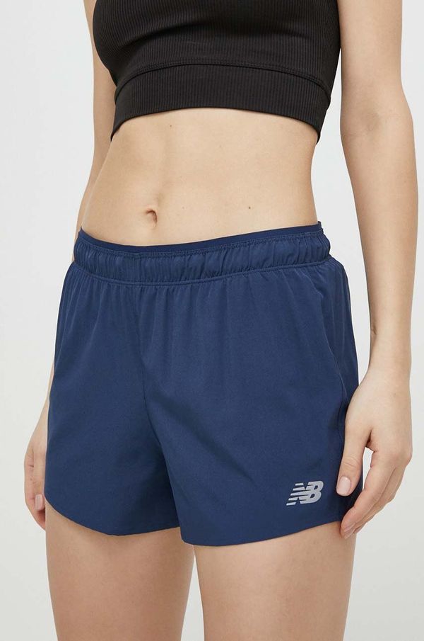 New Balance Kratke hlače za trčanje New Balance bez uzorka, visoki struk, WS41286NNY