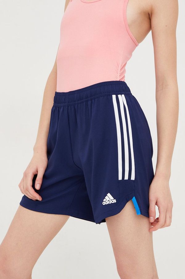 adidas Performance Kratke hlače za trening adidas Performance Condivo 22 za žene, boja: tamno plava, s aplikacijom, visoki struk