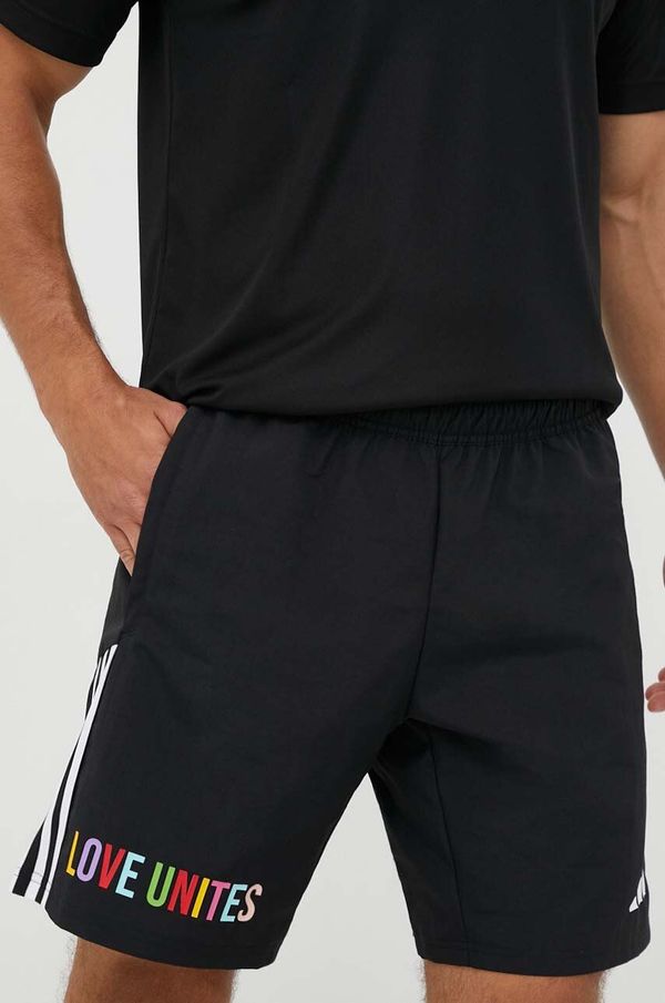 adidas Performance Kratke hlače za trening adidas Performance Pride Tiro Downtime boja: crna
