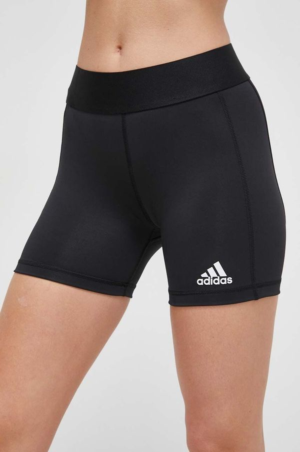 adidas Performance Kratke hlače za trening adidas Performance Techfit boja: crna, bez uzorka, srednje visoki struk