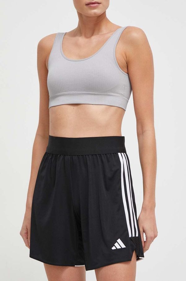 adidas Performance Kratke hlače za trening adidas Performance Tiro 23 boja: crna, s aplikacijom, srednje visoki struk