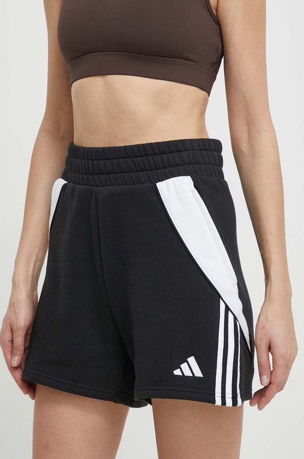 adidas Performance Kratke hlače za trening adidas Performance Tiro 24 boja: crna, s uzorkom, visoki struk, IP1950
