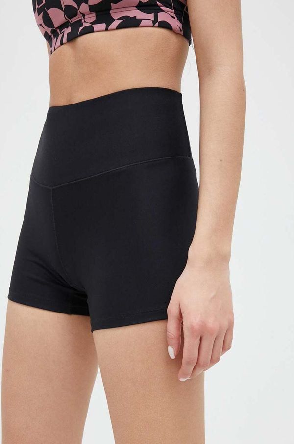 Casall Kratke hlače za trening Casall boja: crna, glatki materijal, visoki struk
