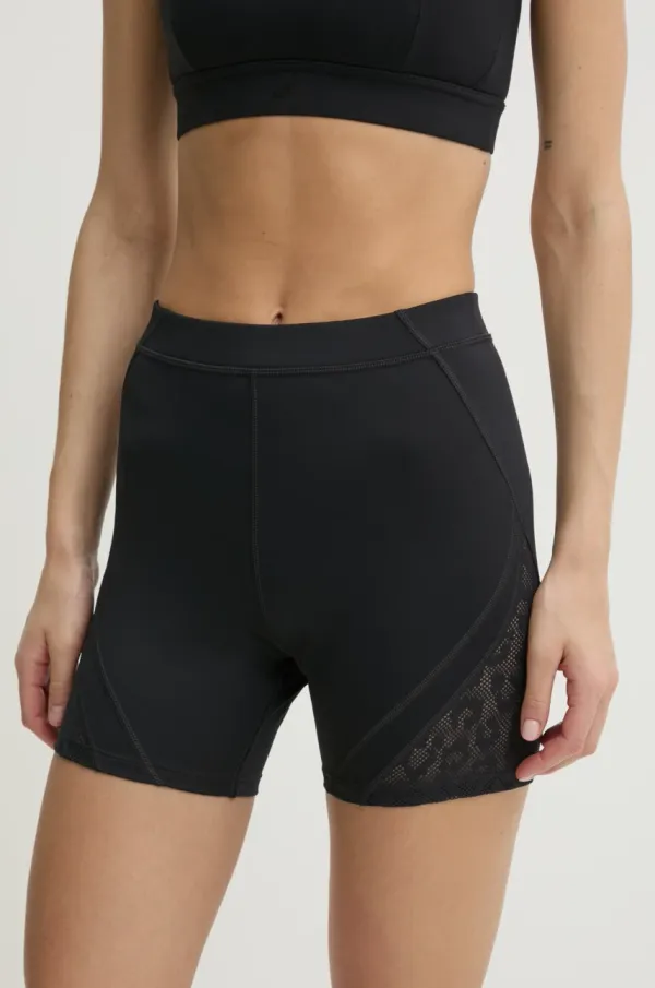 Reebok Kratke hlače za trening Reebok boja: crna, bez uzorka, visoki struk, 100230998
