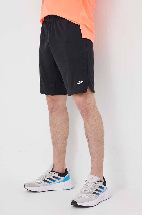 Reebok Kratke hlače za trening Reebok Comm boja: crna