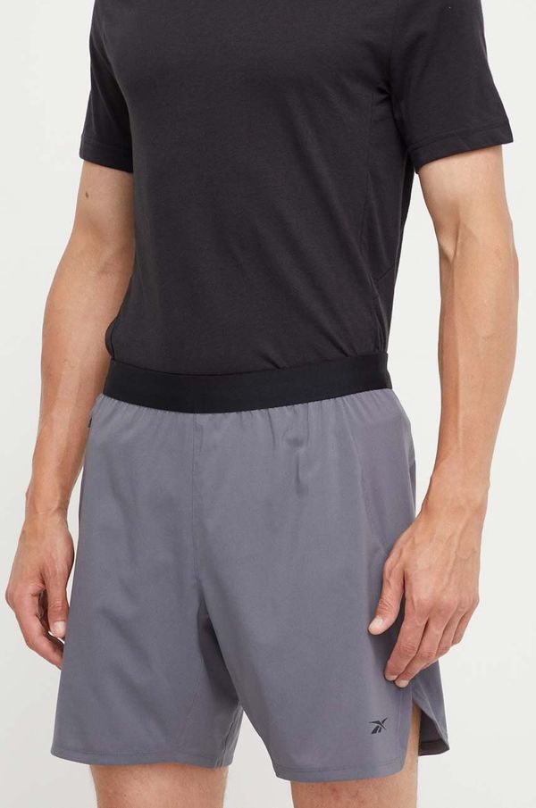 Reebok Kratke hlače za trening Reebok Speed 3.0 boja: siva