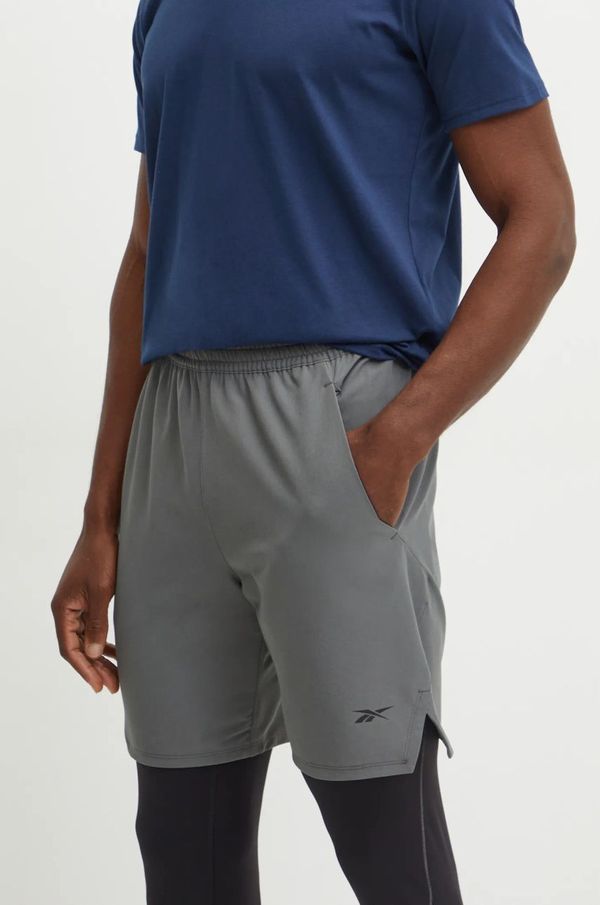 Reebok Kratke hlače za trening Reebok Strength 4.0 boja: siva, 100205357