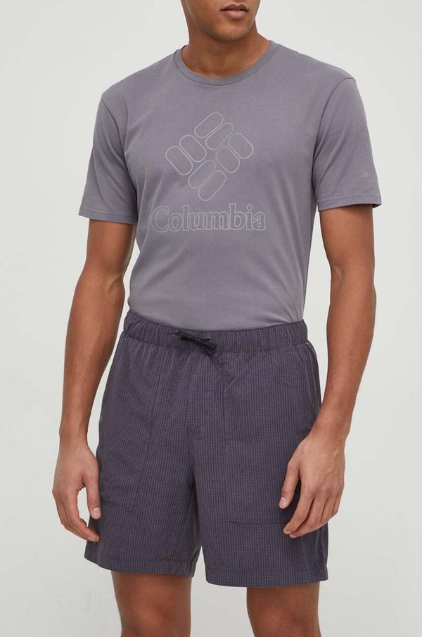 Columbia Kratke outdoor hlače Columbia Black Mesa boja: siva