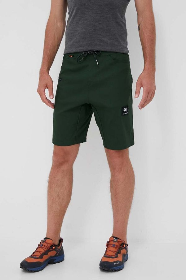Mammut Kratke outdoor hlače Mammut Massone boja: zelena