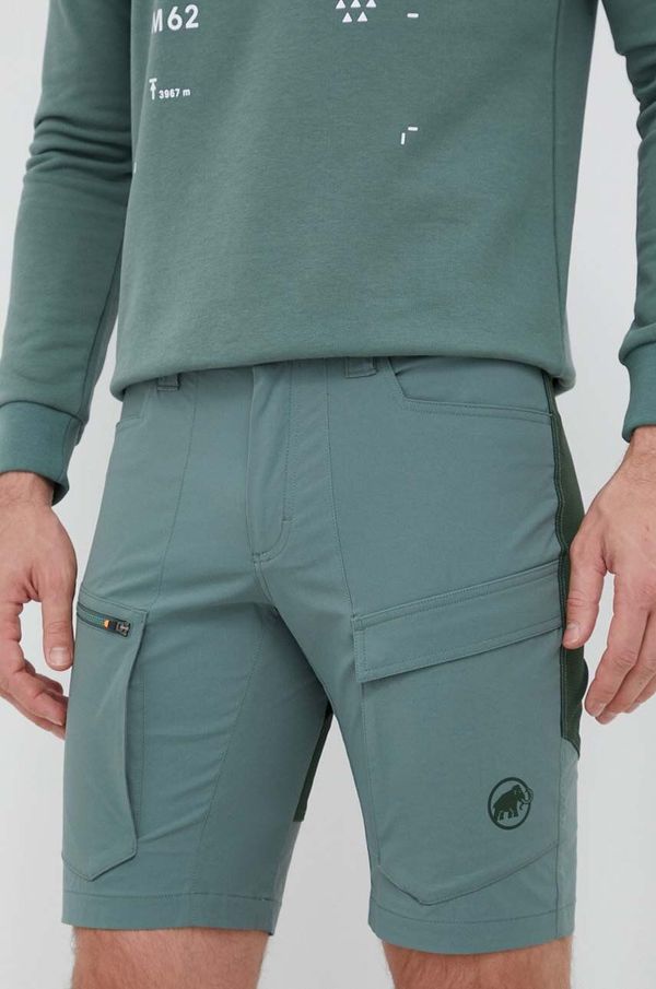 Mammut Kratke outdoor hlače Mammut Zinal Hybrid boja: zelena