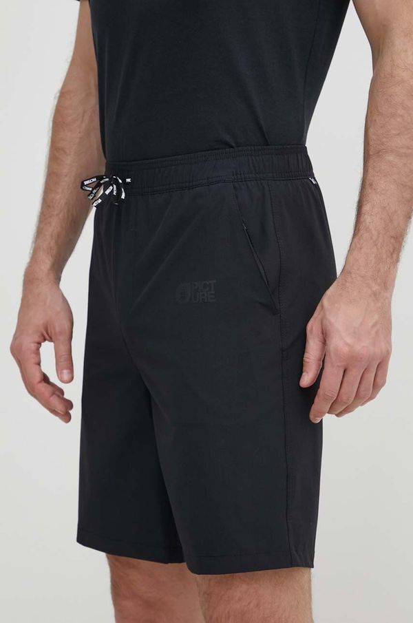 Picture Kratke outdoor hlače Picture Lenu Stretch boja: crna, MSH099