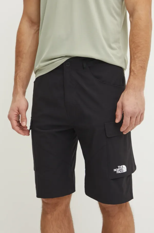 The North Face Kratke outdoor hlače The North Face Exploration boja: crna, NF0A8BGGJK31