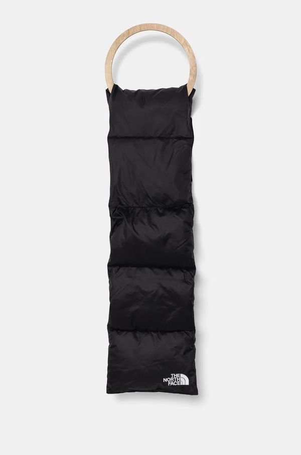 The North Face Kratki pernati šal The North Face Nuptse Scarf boja: crna, bez uzorka, NF0A8A39KX71