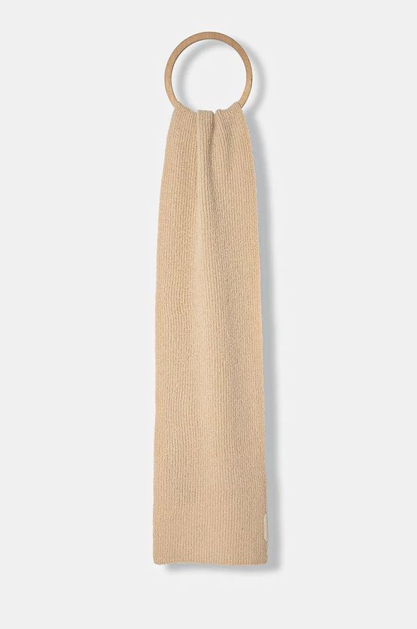 Lanvin Kratki vuneni šal Lanvin boja: bež, bez uzorka, 6L3018.U7717