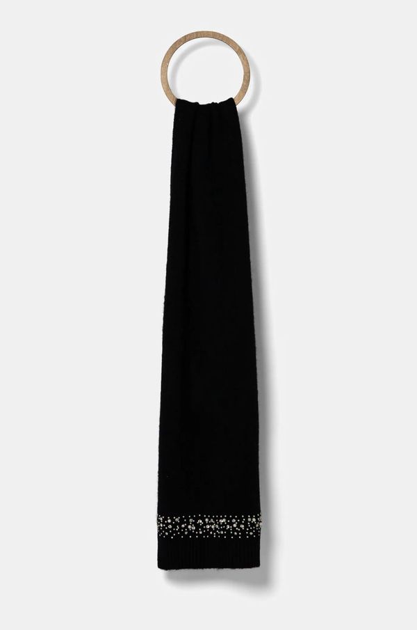 Marciano Guess Kratki vuneni šal Marciano Guess SIBILLA boja: crna, melanž, 4BGZ01 5786Z