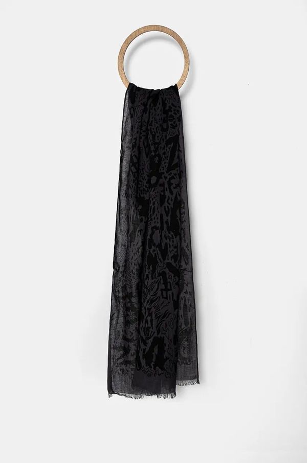 Zadig&Voltaire Kratki vuneni šal ZADIG&VOLTAIRE boja: siva, s uzorkom, OMSC00086
